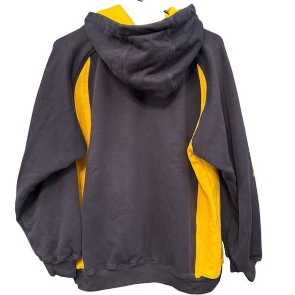 West Virginia Mountaineers Hoodie XS Navy Gold NCAA Game Sportswear - Picture 3 of 5